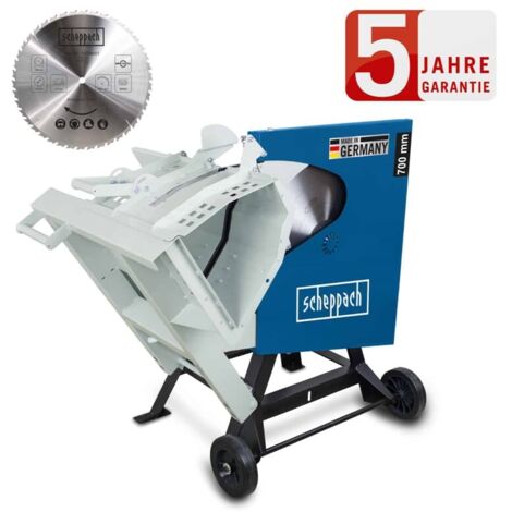 Wippsäge HS720 scheppach Wippkreissäge - 230V  3000W  700mm Sägeblatt / 42Z  Brennholzsäge
