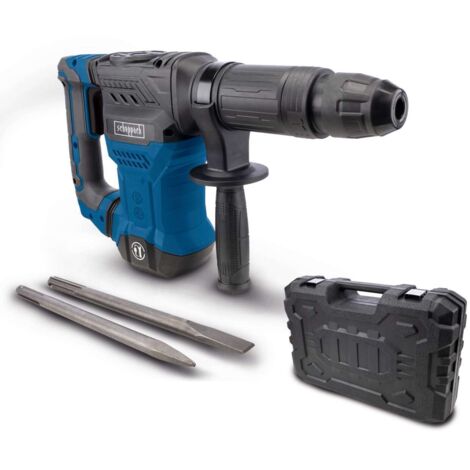 [NEUWERTIG] [NEUWERTIG] Scheppach Abbruchhammer AB1500x Betonhammer  20J Schlagkraft  1300W Leistung  SDS-Max  4100 BPM  6kg  inkl. Spitz- und Flachmeißel und Koffer