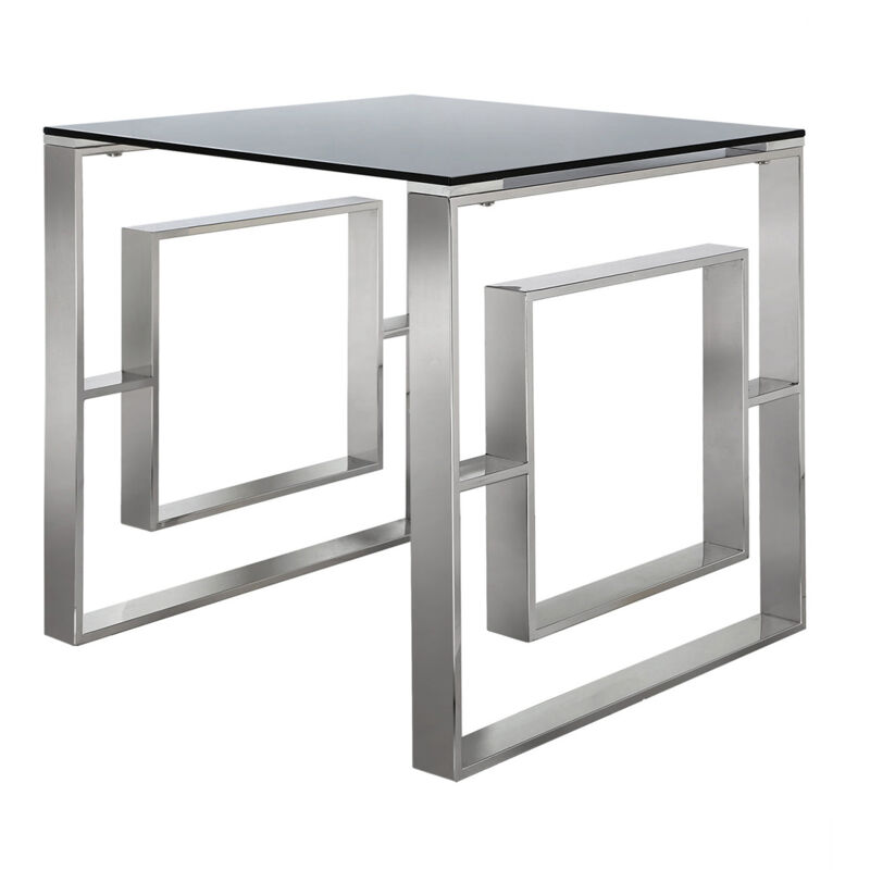55cm Stainless Steel Sofa Side Table for Living Room Furniture,End Table, Bed Side Table