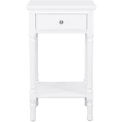 1 Drawer 45cm Sofa Side Table for Living Room Furniture, End Table with Storage Cabinet