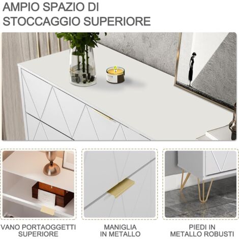 Portascarpe Acciaio CLESOO Scarpiera Metallica 3 Livelli - Portascarpe Per Ingresso Con Tasche E Appendistivali Scarpiera 3 Livelli Ingresso