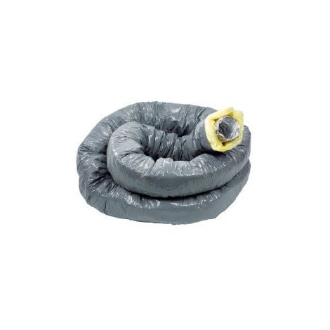 Gaine VMC souple en pvc isolée 25mm ø80 mm 6 mêtres - ATLANTIC
