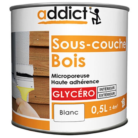 Peinture Sous-couche bois 0.5l blanc - ADDICT
