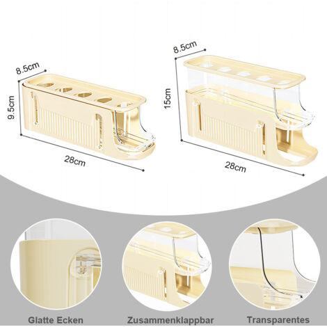 Eier Aufbewahrung 2 Ebenen Eierhalter-Kühlschrank, Produktbild-Vorschau 13