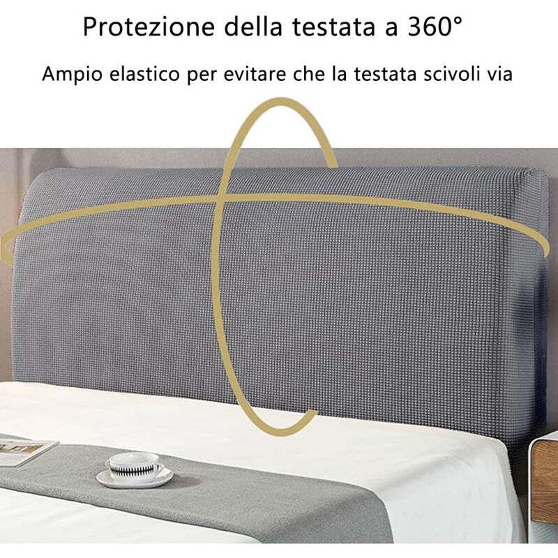 Copritestiera Letto Matrimoniale/Singolo Imbottita Copertura/Copri Testata Letto Fodera Elastica Protezione, Coprire Antipolvere In Cotone Cover Addensare AntiGraffio Cuscino