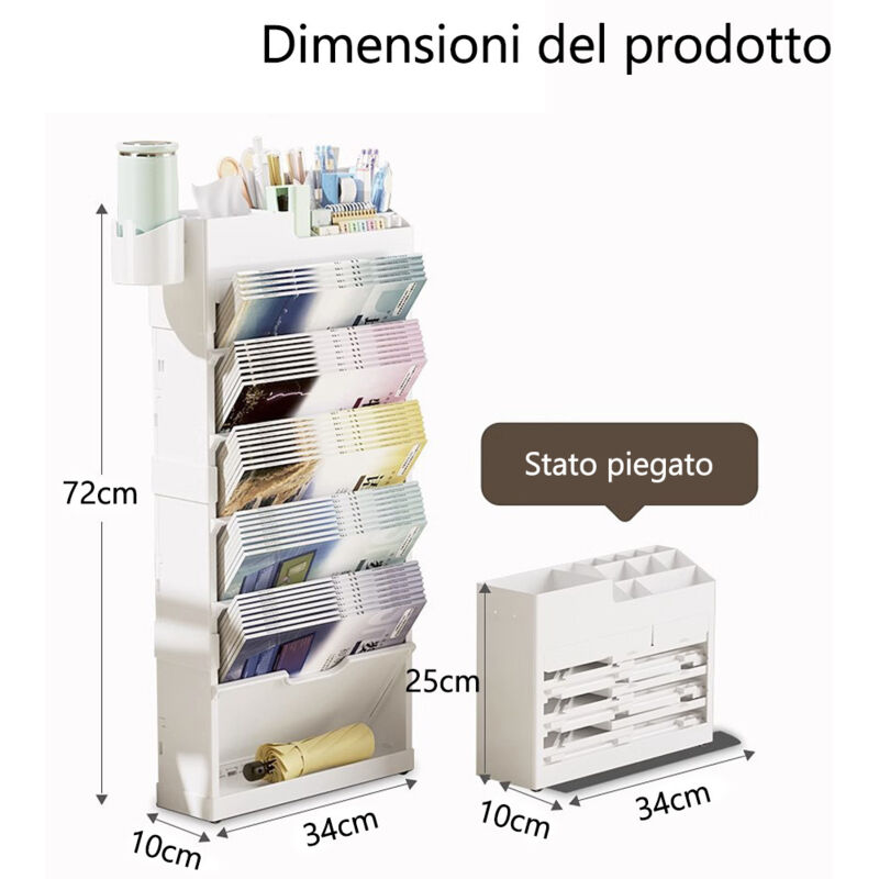 NEWSTYLE Cassetto Organizer per Biancheria Intima,Set di 3 Armadio Div