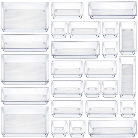 Trade Shop - Organizer In Plastica Per Trucchi Da Scrivania 24.5 X 28