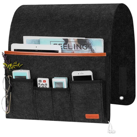 Borsa Organizer Per Bracciolo Divano | Tasche Multiuso Lavabile In Tessuto Oxford | Portaoggetti Per Soggiorno - Foto 7