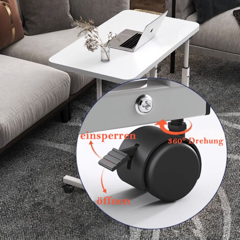 Tavolino da letto regolabile a forma di C di alta
