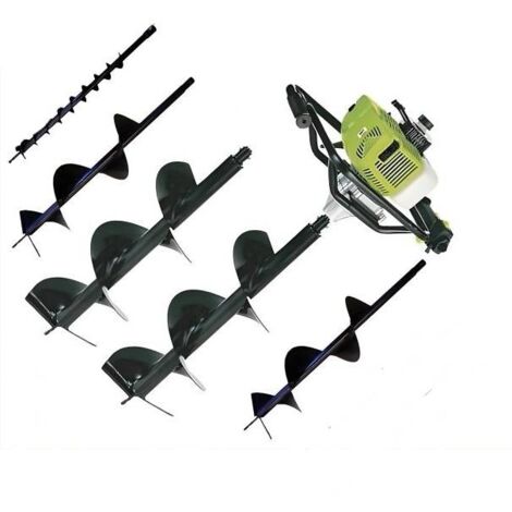 Tarière foreuse thermique 79cc 4,7cv + 5 forets - Kapotha K-AH D790S