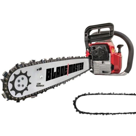 Tronçonneuse thermique 65cc 3,9cv 50cm avec kit de protections et 1 chaîne extra - BLADEMASTER DE POWERGROUND