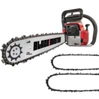 Tronçonneuse thermique 65cc 3,9cv 50cm avec kit de protections et 2 chaînes Extra - BLADEMASTER DE POWERGROUND