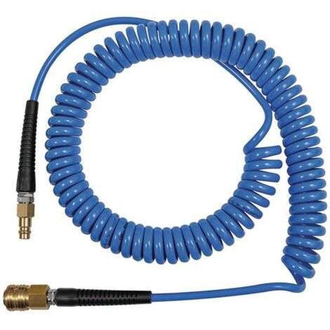 Riegler Spiralschlauch-Standardkupplung-Set PU Ø 12 x 8 Länge 10 m - 158185