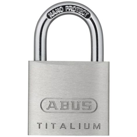 ABUS 56188 Zylindervorhangschloss 64TI/30 gl Schlosskörperbreite 30 mm Titalium