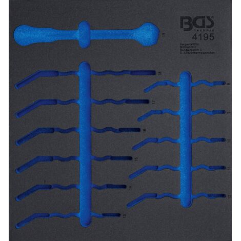 BGS Werkstattwageneinlage 2/3 leer für Art. 4195 - 4195-1