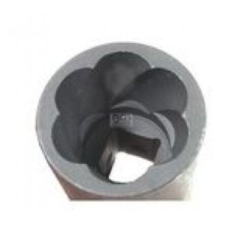 BGS Spiral-Profil-Steckschlüssel-Einsatz / Schraubenausdreher Antrieb Innenvierkant 10 mm (3/8&quot) SW 15 mm - 5275