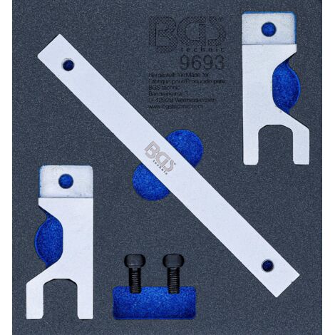 BGS Werkstattwageneinlage 1/6: Ausgleichswellen-Einstellwerkzeug-Satz für Mercedes-Benz OM651 - 9693 (1/4)