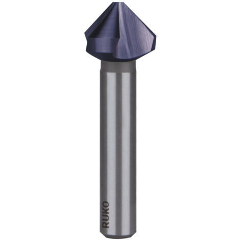 RUKO Kegel- und Entgratsenker DIN 335 Form C 90° HSS TiAlN Ø 4,3 mm - 102101F