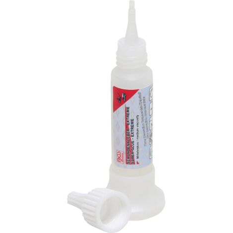 BGS Sekundenkleber mittelviskos Flasche mit Standfuß 25 g - 80607 (1/3)