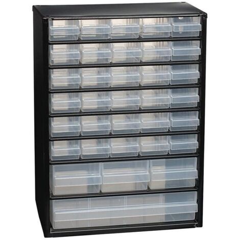 raaco Kleinteilemagazin B 306 x T 150 x H 420 mm Stahlblech 34 Schubladen - 132091 CABINET C 34