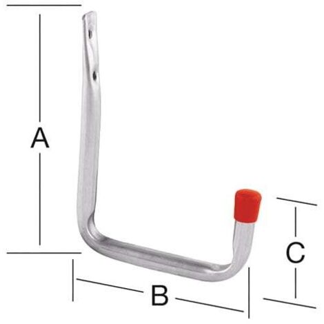 Vormann Hängs dran Wandhaken U-Form 302X250X91 verzinkt