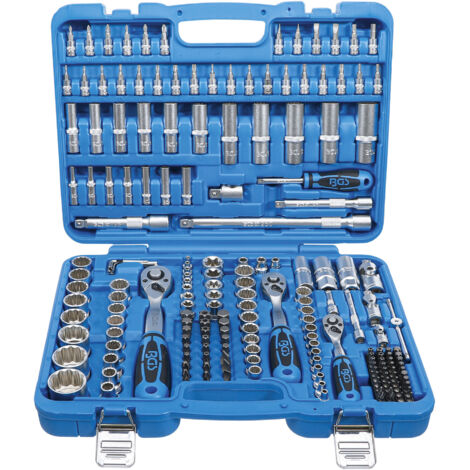 Steckschlüssel-Satz Zwölfkant Antrieb 6,3 mm (1/4") / 10 mm (3/8") / 12,5 mm (1/2") 192-tlg.