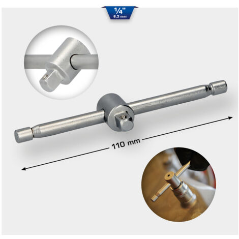BRILLIANT TOOLS 1/4" Gleitgriff - BT020902 (1/5)