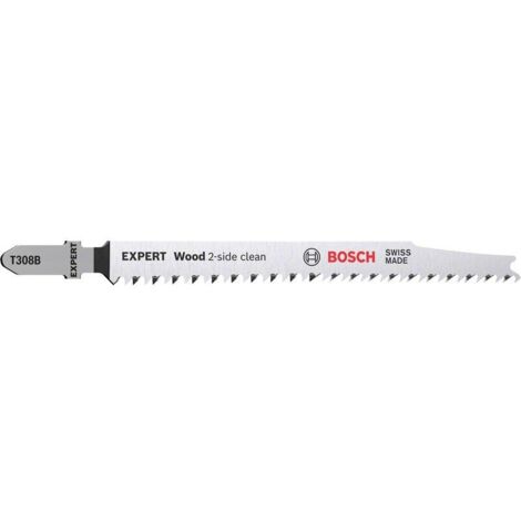 Bosch EXPERT Wood 2-side clean T308B Stichsägeblatt, 2 Stück - 2608901711 (1/5)