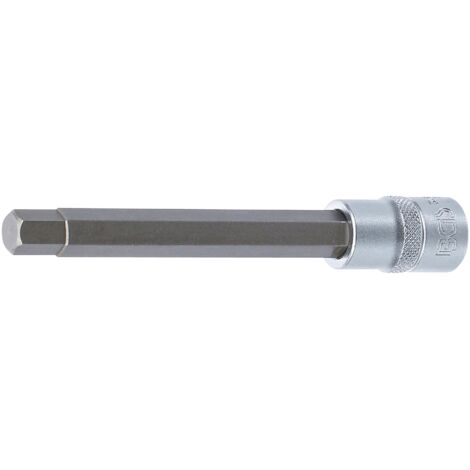 BGS Bit-Einsatz Länge 140 mm Antrieb Innenvierkant 12,5 mm (1/2") Innensechskant 11 mm - 5184-H11 (1/2)
