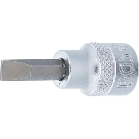 BGS Bit-Einsatz Antrieb Innenvierkant 10 mm (3/8") Schlitz 7 - 2568 (1/2)