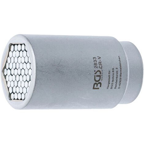 BGS Multi-Einsatz Antrieb Innenvierkant 20 mm (3/4&quot) SW 12 - 38 mm - 2833 (1/2)
