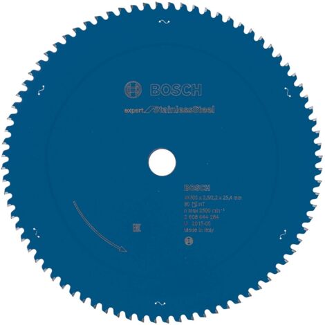 Bosch Kreissägeblatt Expert for Stainless Steel für Kapp- und Gehrungssägen 305 x 25,4 x 2,5 mm 80 Zähne - 2608644284