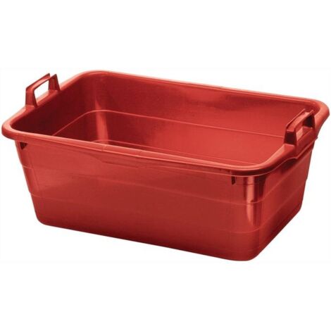 Lockweiler Wanne L620xB425xH250mm Inhalt 45 l PE rot