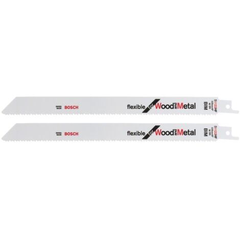 Bosch 2x Säbelsägeblatt S 1122 HF Flexible for Wood and Metal - 2608656270