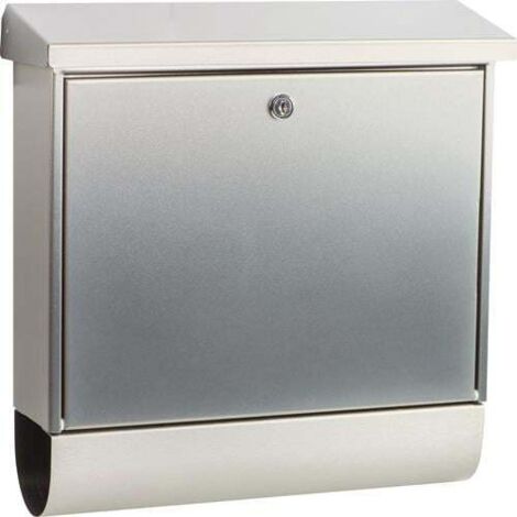 Briefkasten InoxStar 4710 Ni Höhe 315 mm Breite 380 mm Tiefe 115 mm Edelstahl