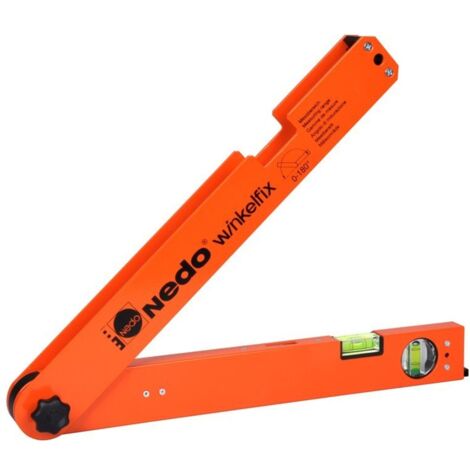 NEDO Winkelmessgerät Winkelfix Messber.0-180Grad Schenkel-L.43cm - 450111