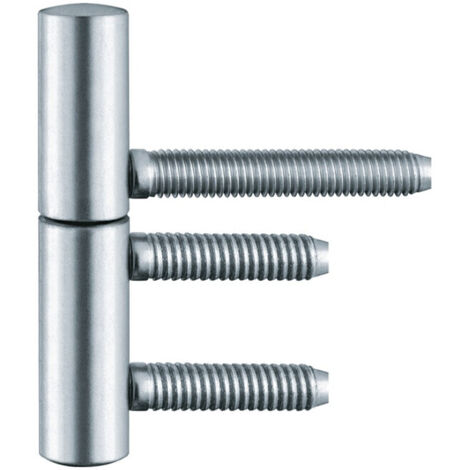 SIMONSWERK 5 080533 0 01507 Einbohrband BAKA B 1-15 2-teilig vernickelt 40 kg DI