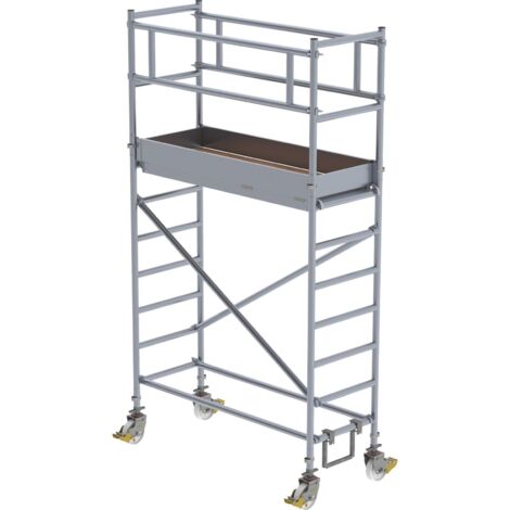 Günzburger Steigtechnik Rollgerüst 0,75 x 1,8 mPlattformhöhe 2,35 m - 170235 (1/3)