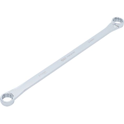 BGS Doppel-Ringschlüssel extra lang SW 21 x 23 mm - 1186-21x23 (1/5)