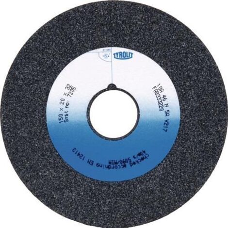 TYROLIT Schleifbockscheibe Ø 175 x B 25 x 32 mm Körnung 60 Normalkorund - 2962