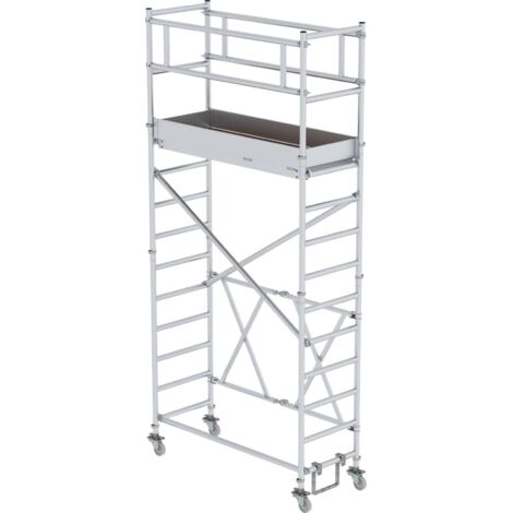 Günzburger Steigtechnik Klappgerüst 0,75 x 1,8 m Plattformhöhe 2,8 m - 115128 (1/3)
