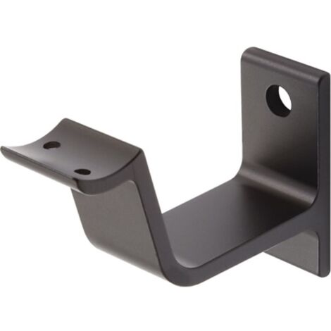 hermeta Handlaufträger 3553 Alu.schwarz elox.gewölbte Auflage - 3553-18E (1/4)