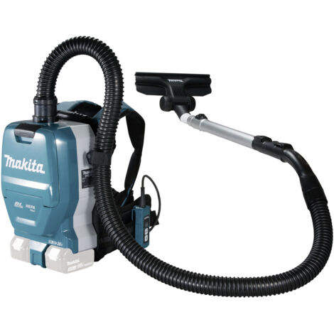 Makita Akku-Rucksackstaubsauger DVC261ZX15 2x18V, 110 mbar ohne Akku und Lader