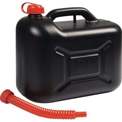 NOW Transportkraftstoffkanister Inh.20l schwarz HD-PE L405xB210xH350mm - 4000819001