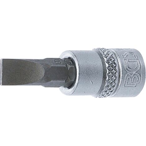 BGS Bit-Einsatz Antrieb Innenvierkant 6,3 mm (1/4") Schlitz 6,5 mm - 2495 (1/2)
