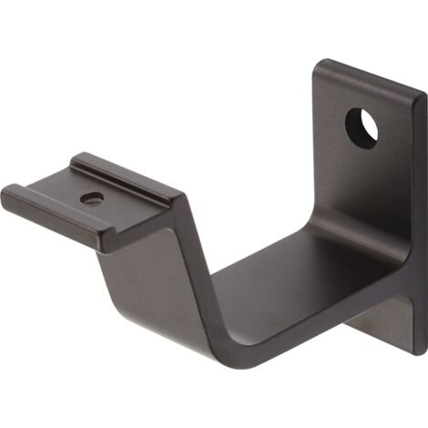 HERMETA 3551-18E Handlaufträger 3551 Aluminium schwarz kunststoffbeschichtet  ge