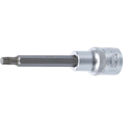 Bit-Einsatz Länge 100 mm Antrieb Innenvierkant 12,5 mm (1/2") Innenvielzahn (für XZN) M6 (1/2)