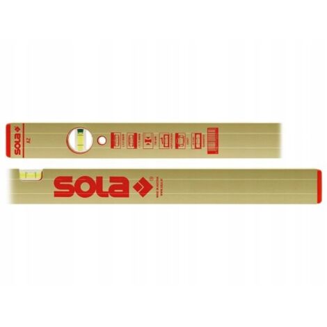 SOLA Wasserwaage AZ 60cm Alu.gold 0,5 mm/m - 1160801