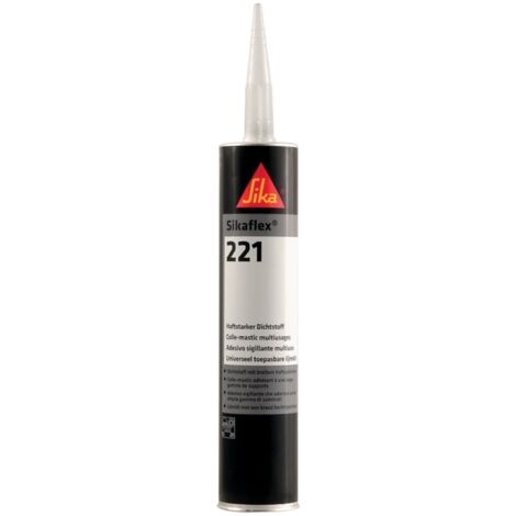 Sika Polyurethandichtstoff Sikaflex-221 300 ml stahlgrau Kartusche - 1383