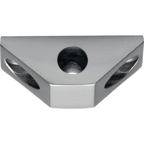 Stangenführung zu Untersatz Vario f.Rundstange 10mm silber elox.DENI (1/3)